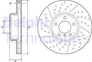 Delphi BG9234C - Discofreno autozon.pro