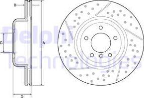 Delphi BG9235C - Discofreno autozon.pro