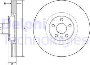 Delphi BG9231C - Discofreno autozon.pro