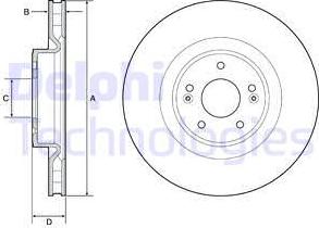 Delphi BG9228C - Discofreno autozon.pro