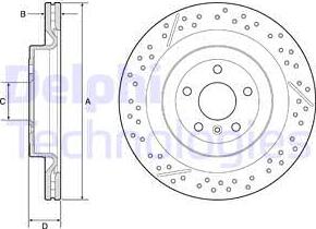 Delphi BG9223C - Discofreno autozon.pro