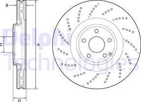 Delphi BG9222C - Discofreno autozon.pro