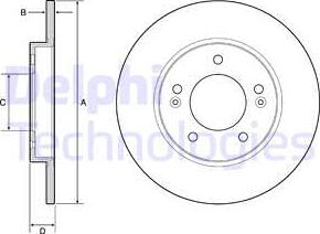 Delphi BG4949C - Discofreno autozon.pro