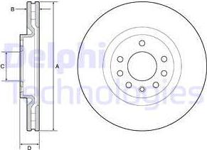 Delphi BG4944C - Discofreno autozon.pro