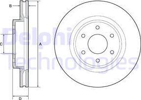 Delphi BG4941 - Discofreno autozon.pro