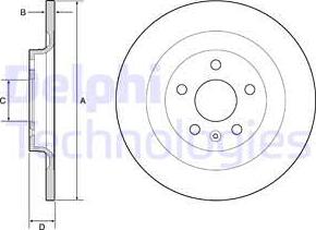 Delphi BG4966C - Discofreno autozon.pro