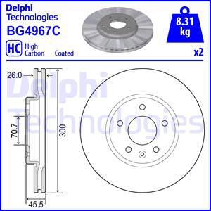 Delphi BG4967C-18B1 - Discofreno autozon.pro