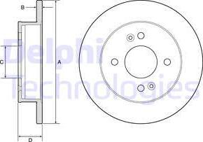 Delphi BG4917C - Discofreno autozon.pro