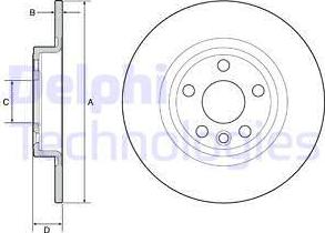 Delphi BG4930C - Discofreno autozon.pro