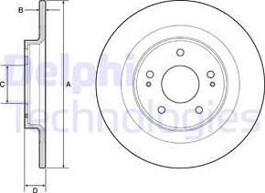 Delphi BG4924C-18B1 - Discofreno autozon.pro