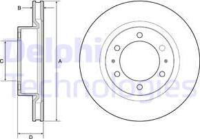 Delphi BG4925C - Discofreno autozon.pro