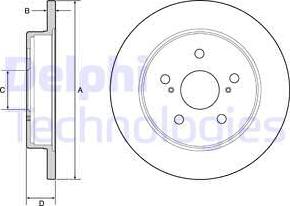 Delphi BG4928C - Discofreno autozon.pro