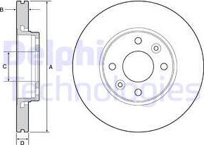 Delphi BG4459 - Discofreno autozon.pro