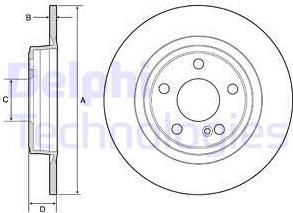 Delphi BG4558C - Discofreno autozon.pro