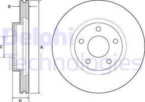 Delphi BG4562C - Discofreno autozon.pro