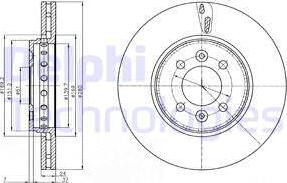 Delphi BG4536C - Discofreno autozon.pro