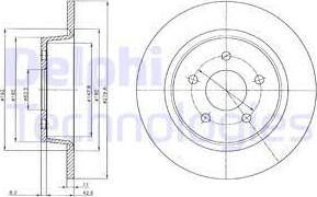 Delphi BG4533C-18B1 - Discofreno autozon.pro