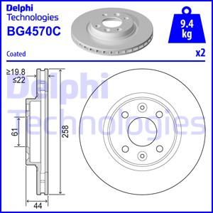 Delphi BG4570C-18B1 - Discofreno autozon.pro