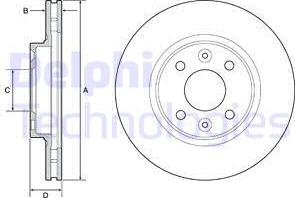 Delphi BG4570 - Discofreno autozon.pro