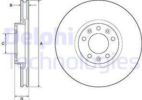 Delphi BG4696C - Discofreno autozon.pro