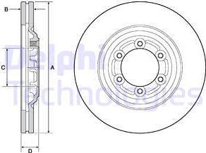 Delphi BG4697C - Discofreno autozon.pro