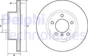 Delphi BG4645C - Discofreno autozon.pro