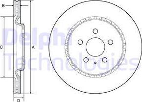 Delphi BG4643C - Discofreno autozon.pro