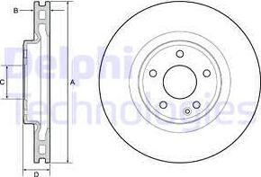 Delphi BG4659C - Discofreno autozon.pro