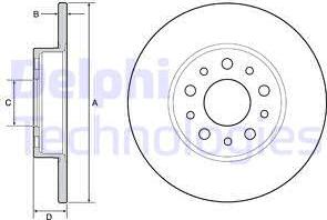 Delphi BG4655C - Discofreno autozon.pro