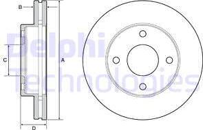 Delphi BG4651C - Discofreno autozon.pro