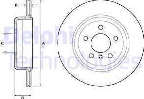 Delphi BG4664C - Discofreno autozon.pro