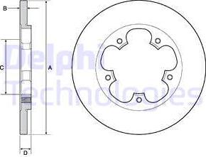 Delphi BG4681C - Discofreno autozon.pro