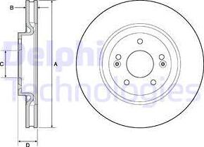 Delphi BG4683C - Discofreno autozon.pro