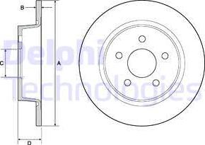 Delphi BG4682 - Discofreno autozon.pro