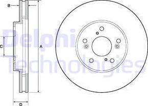 Delphi BG4687 - Discofreno autozon.pro