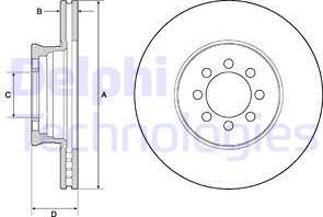 Delphi BG4679C - Discofreno autozon.pro