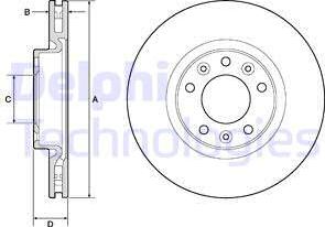 Delphi BG4674C - Discofreno autozon.pro