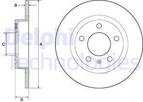 Delphi BG4675 - Discofreno autozon.pro