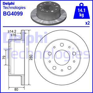 Delphi BG4099 - Discofreno autozon.pro