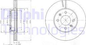 Delphi BG4096C - Discofreno autozon.pro