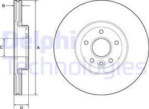 Delphi BG4056C - Discofreno autozon.pro