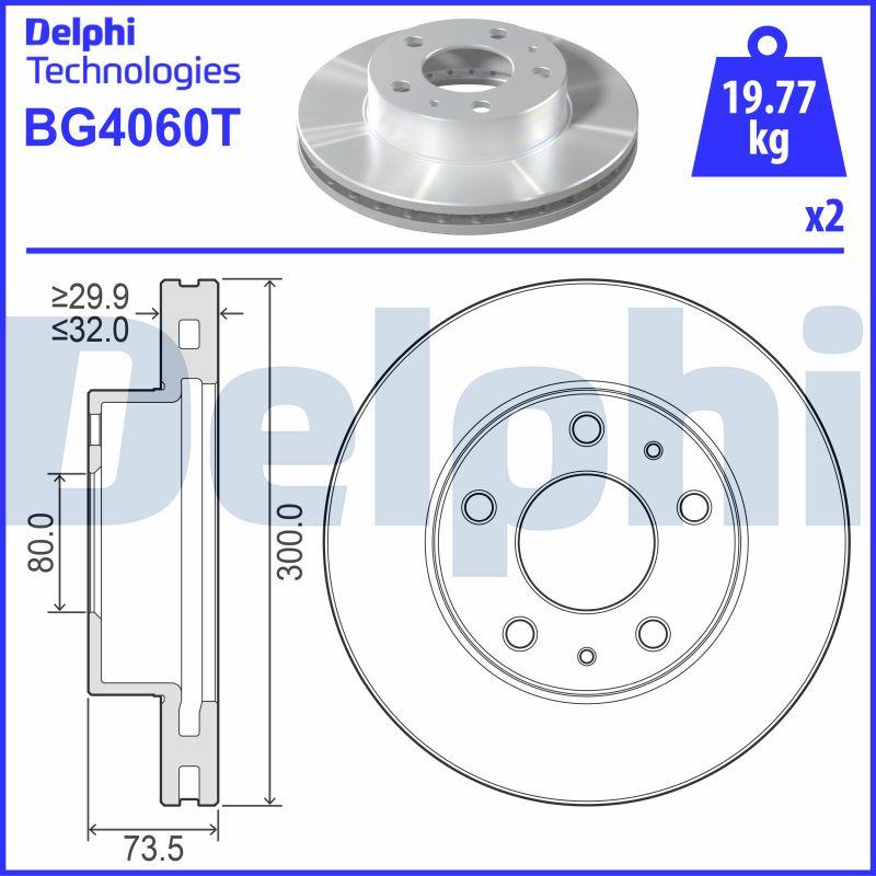 Delphi BG4060T - Discofreno autozon.pro