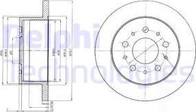 Delphi BG4061 - Discofreno autozon.pro