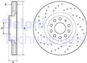 Delphi BG4086 - Discofreno autozon.pro