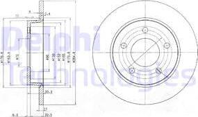 Delphi BG4025 - Discofreno autozon.pro