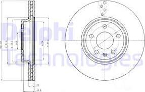 Delphi BG4079C-18B1 - Discofreno autozon.pro