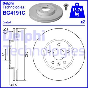 Delphi BG4191C-18B1 - Discofreno autozon.pro