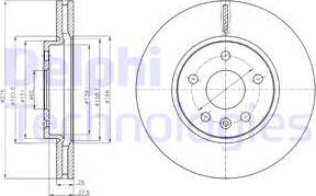 Delphi BG4191-C - Discofreno autozon.pro