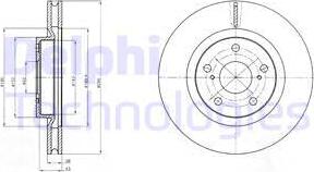 Delphi BG4192 - Discofreno autozon.pro