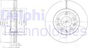 Delphi BG4141 - Discofreno autozon.pro